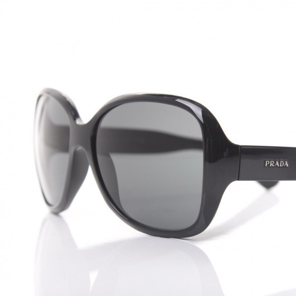 PRADA Black Women's Sunglasses - SPR 27M - Picture 15 of 16